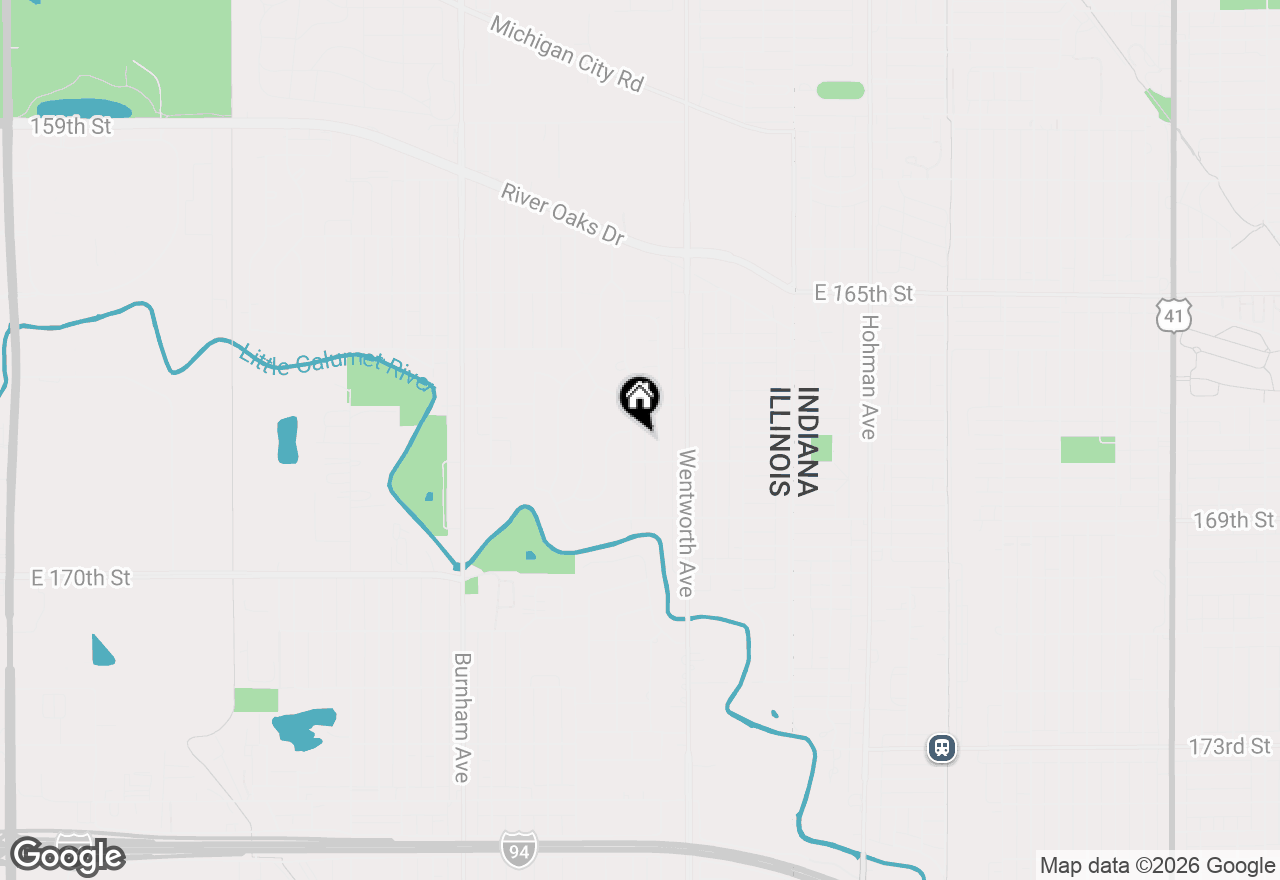 Map of 1481 Lincoln Avenue, Calumet City, IL 60409