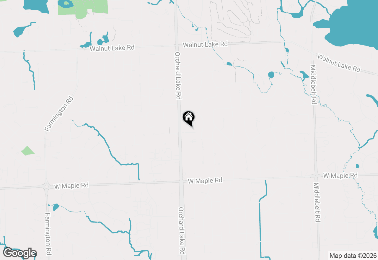 Map of 6121 Orchard Lake Road #102, West Bloomfield, MI 48322