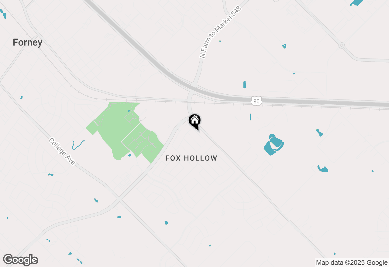 Map of 1010 White Porch Avenue, Forney, TX 75126