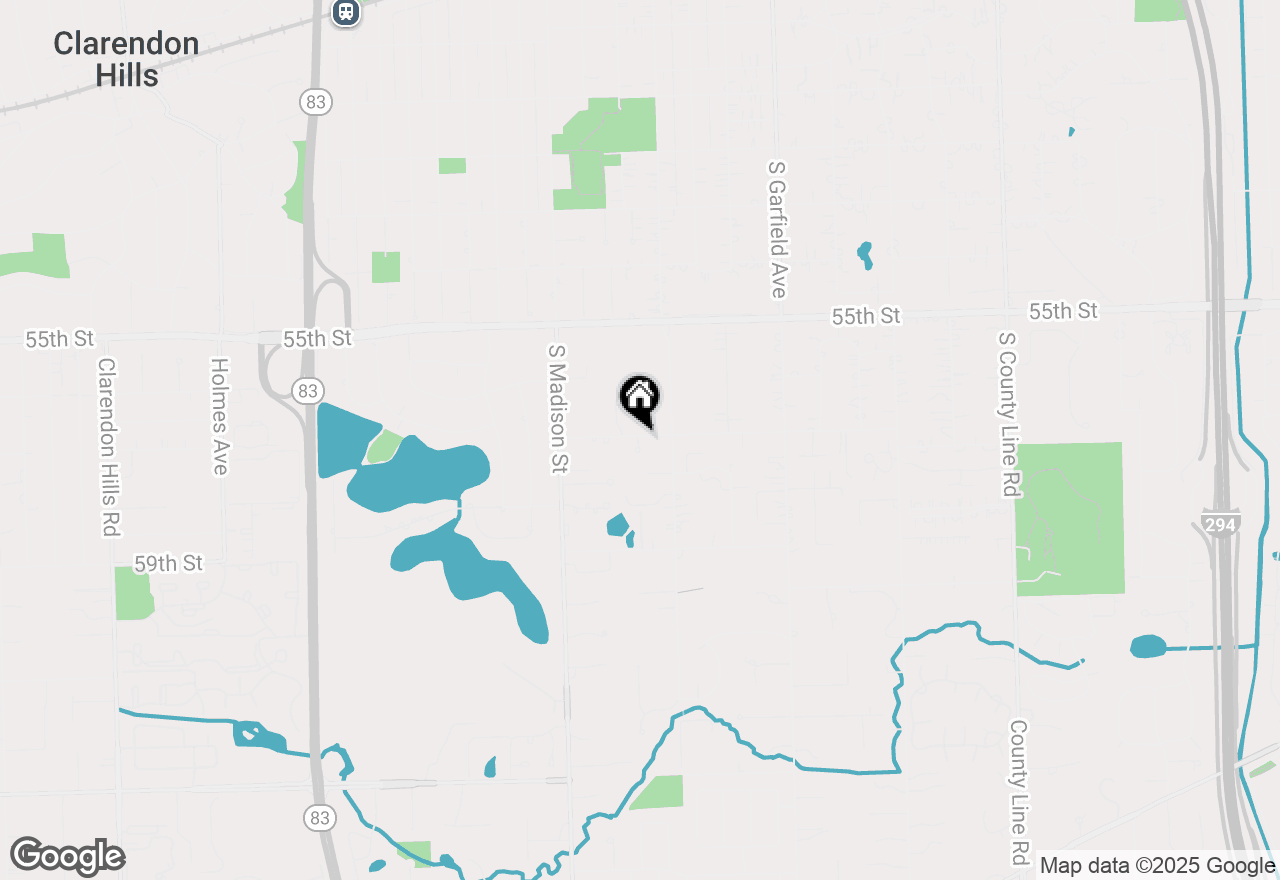 Map of 5709 Foxgate Lane, Hinsdale, IL 60521