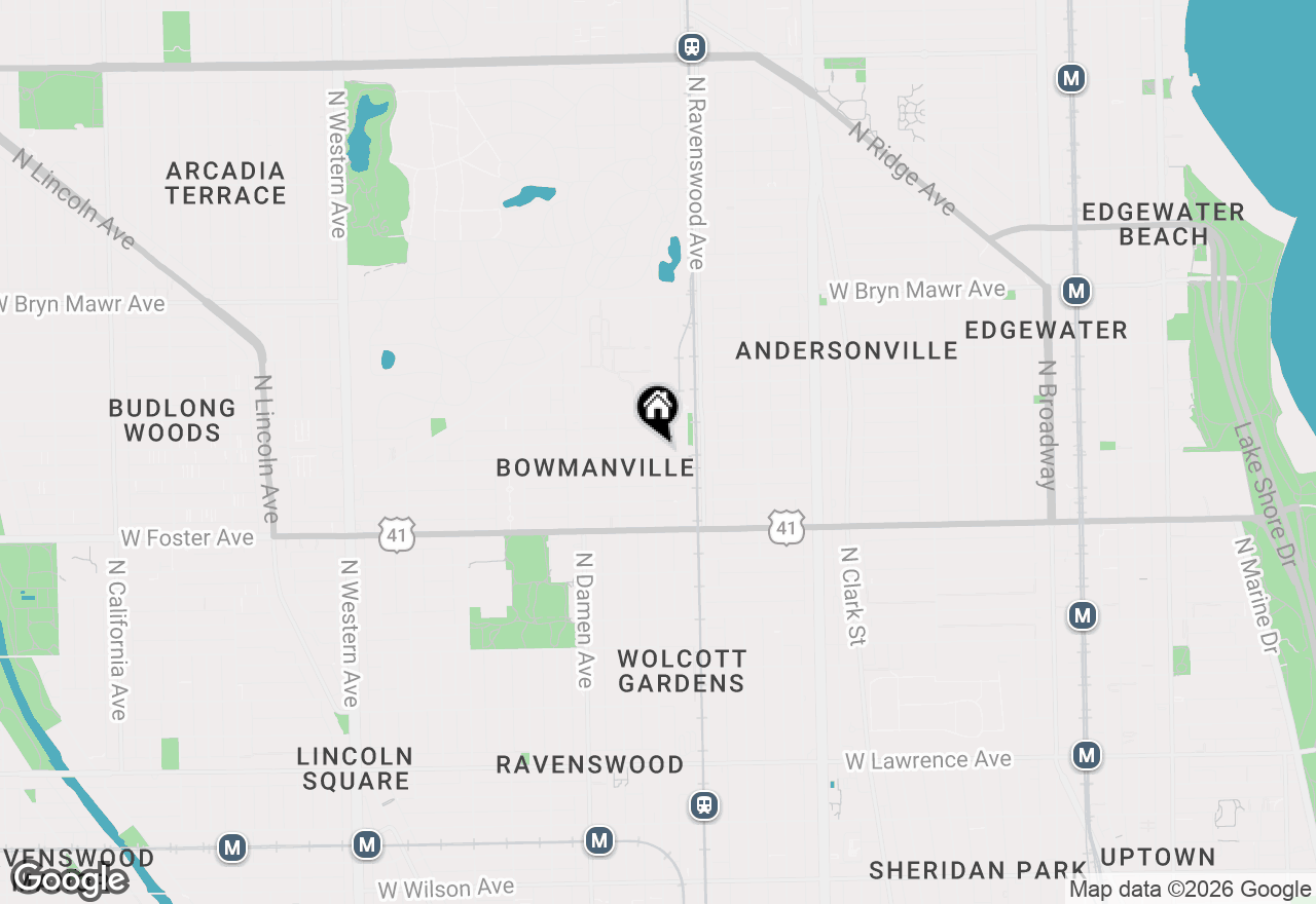 Map of 1837 W Summerdale Avenue, Chicago, IL 60640