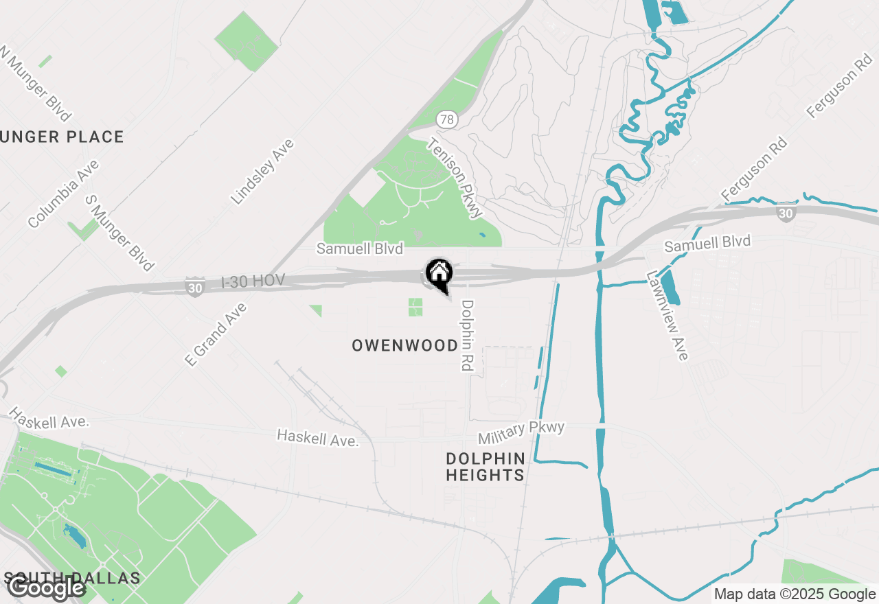 Map of 3234 Culver Street, Dallas, TX 75223