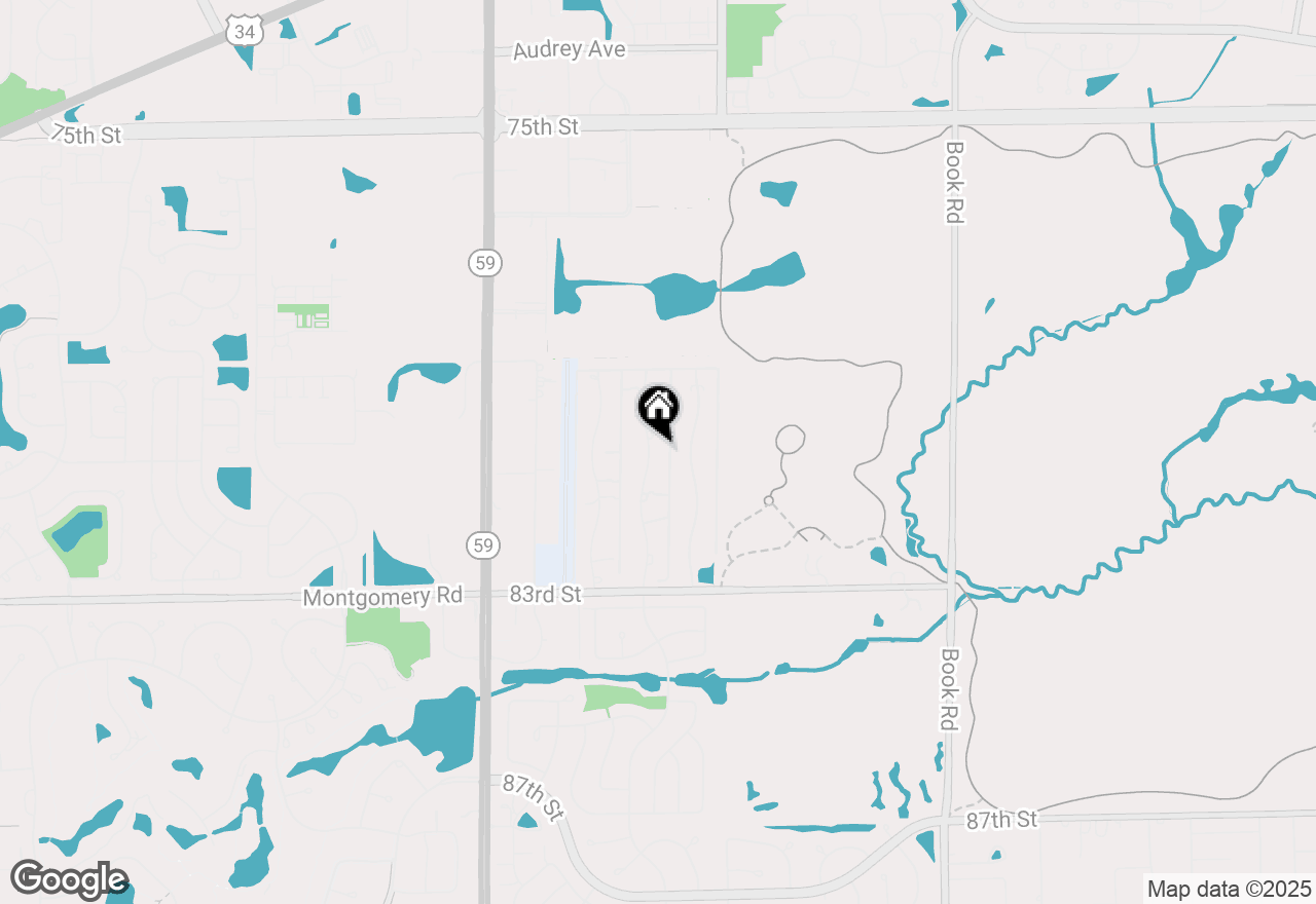 Map of 9S151 Skylane Drive, Naperville, IL 60564
