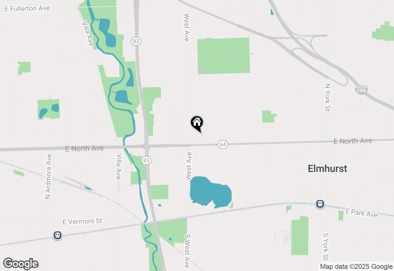 Map of 318 N Oaklawn Avenue, Elmhurst, IL 60126