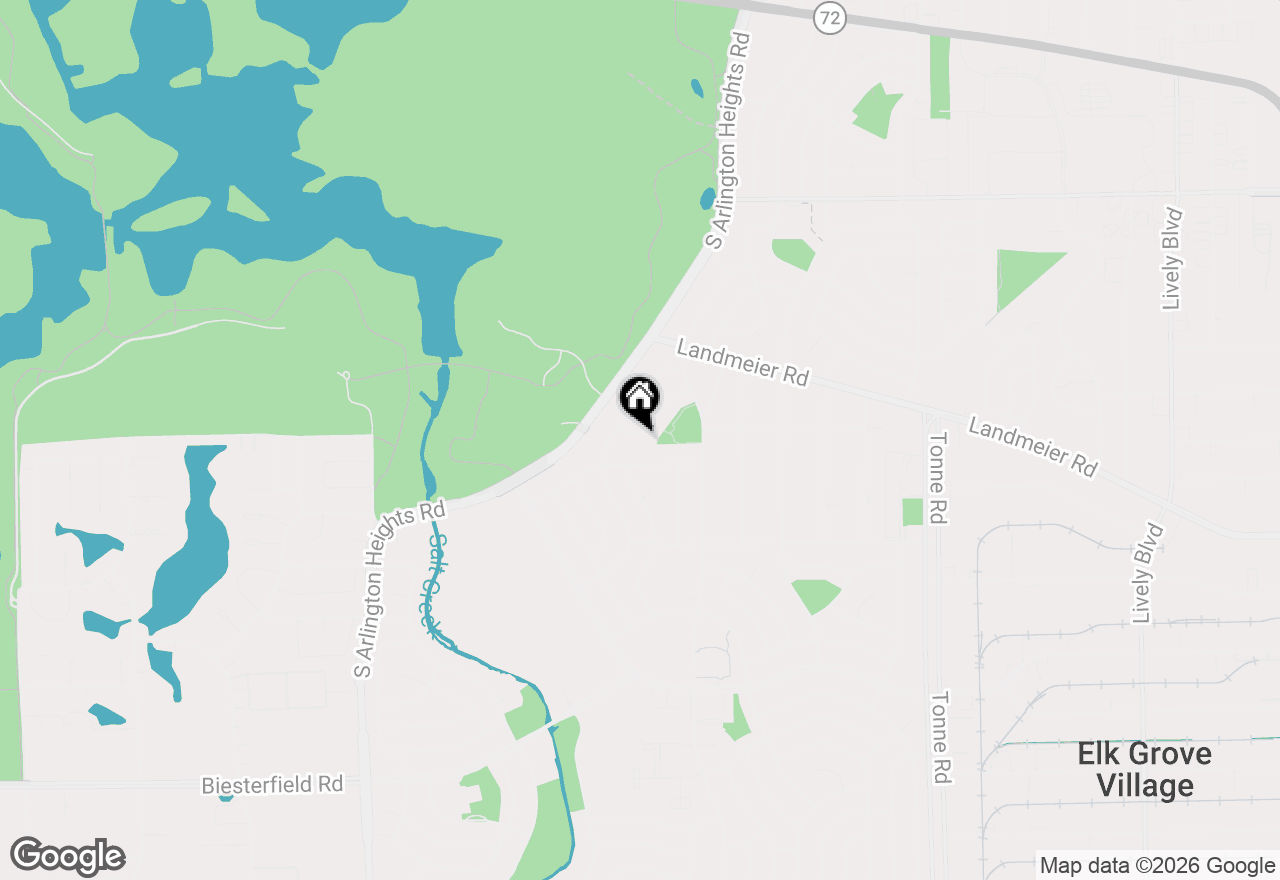 Map of 213 Edgeware Road, Elk Grove Village, IL 60007