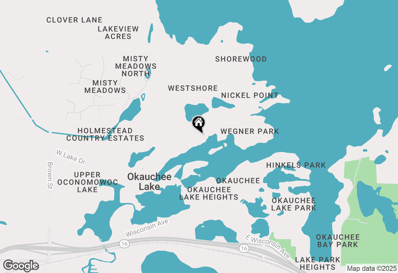 Map of W349N5556 Lake Dr, Oconomowoc, WI 53066