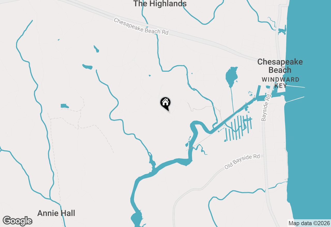 Map of 2183 Ivy Lane #4, Chesapeake Beach, MD 20732