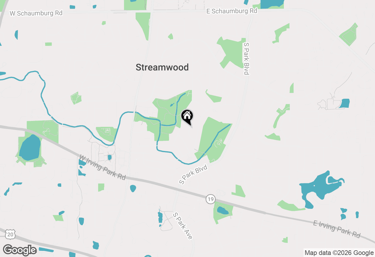 Map of 704 Lincolnwood Drive, Streamwood, IL 60107