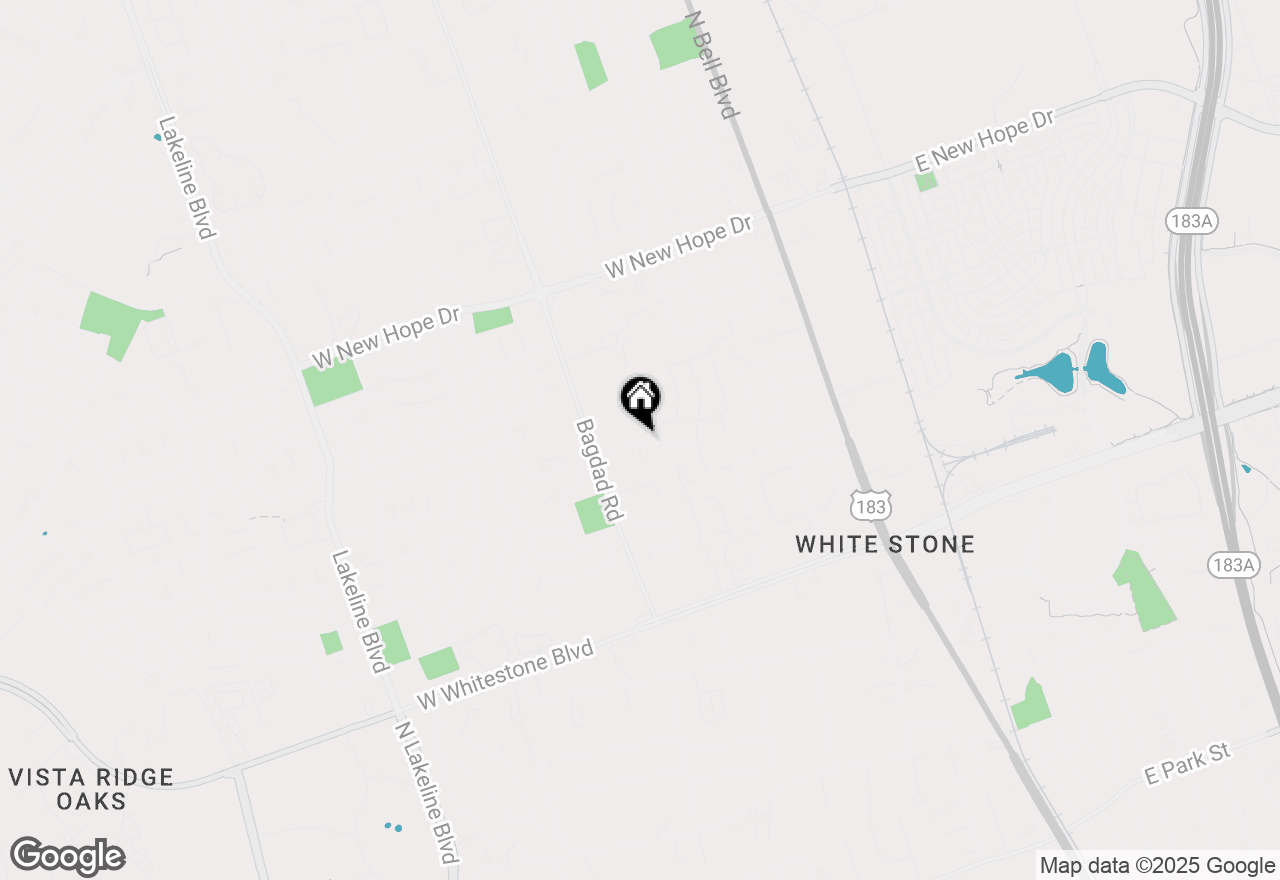 Map of 607 Brashear Ln, Cedar Park, TX 78613