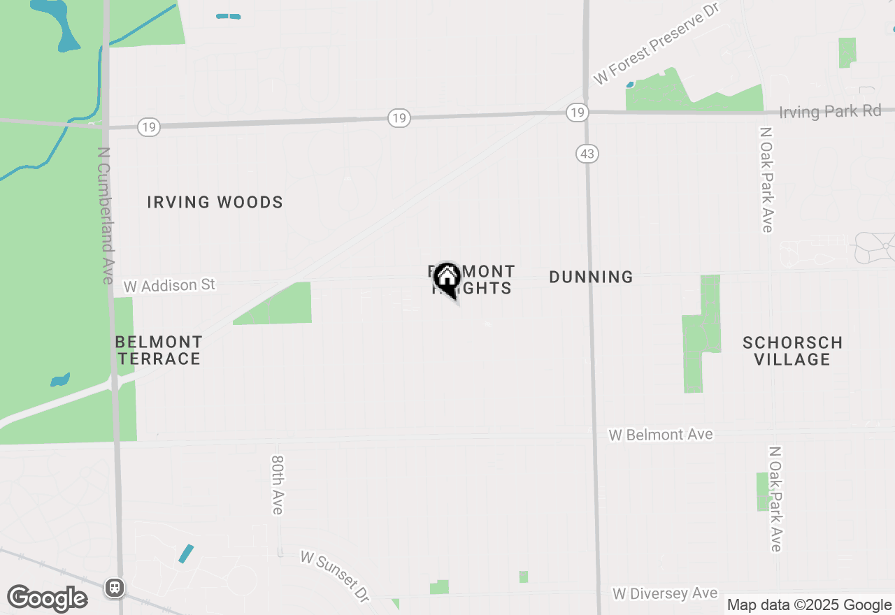 Map of 3518 N Oleander Avenue, Chicago, IL 60634