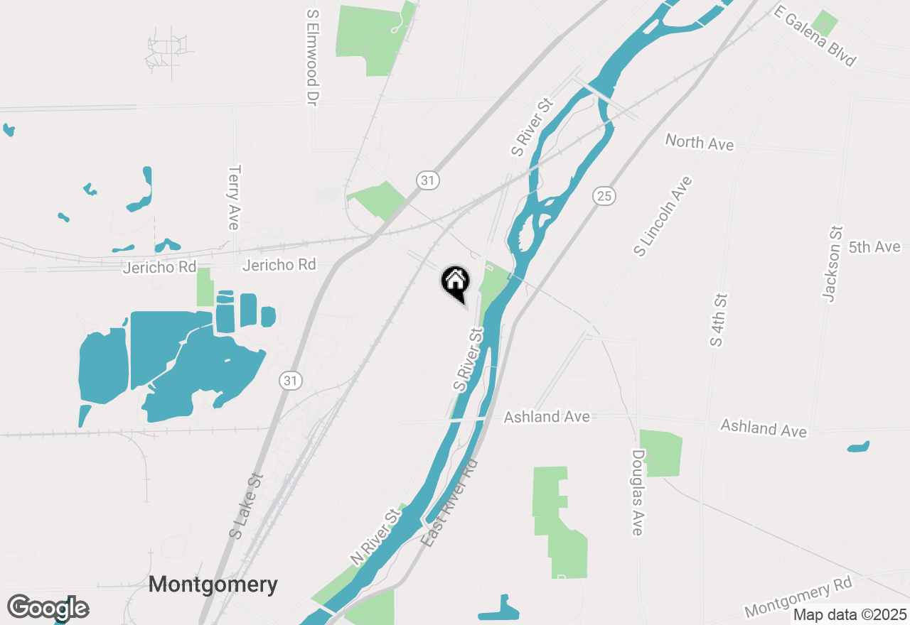 Map of 833 Oliver Avenue, Aurora, IL 60506