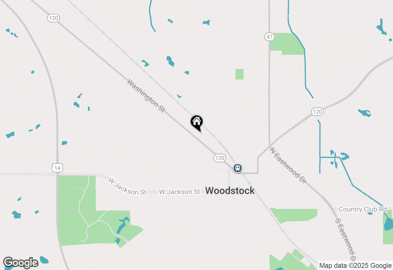 Map of 514 Washington Street, Woodstock, IL 60098