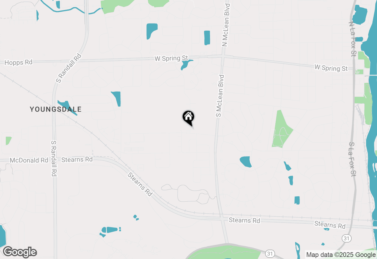 Map of 320 Kingsport Drive, South Elgin, IL 60177