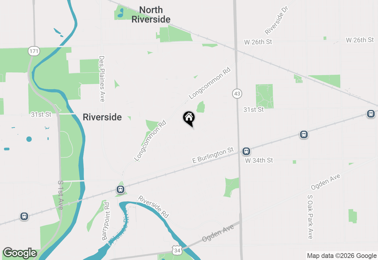 Map of 310 Shenstone Road, Riverside, IL 60546