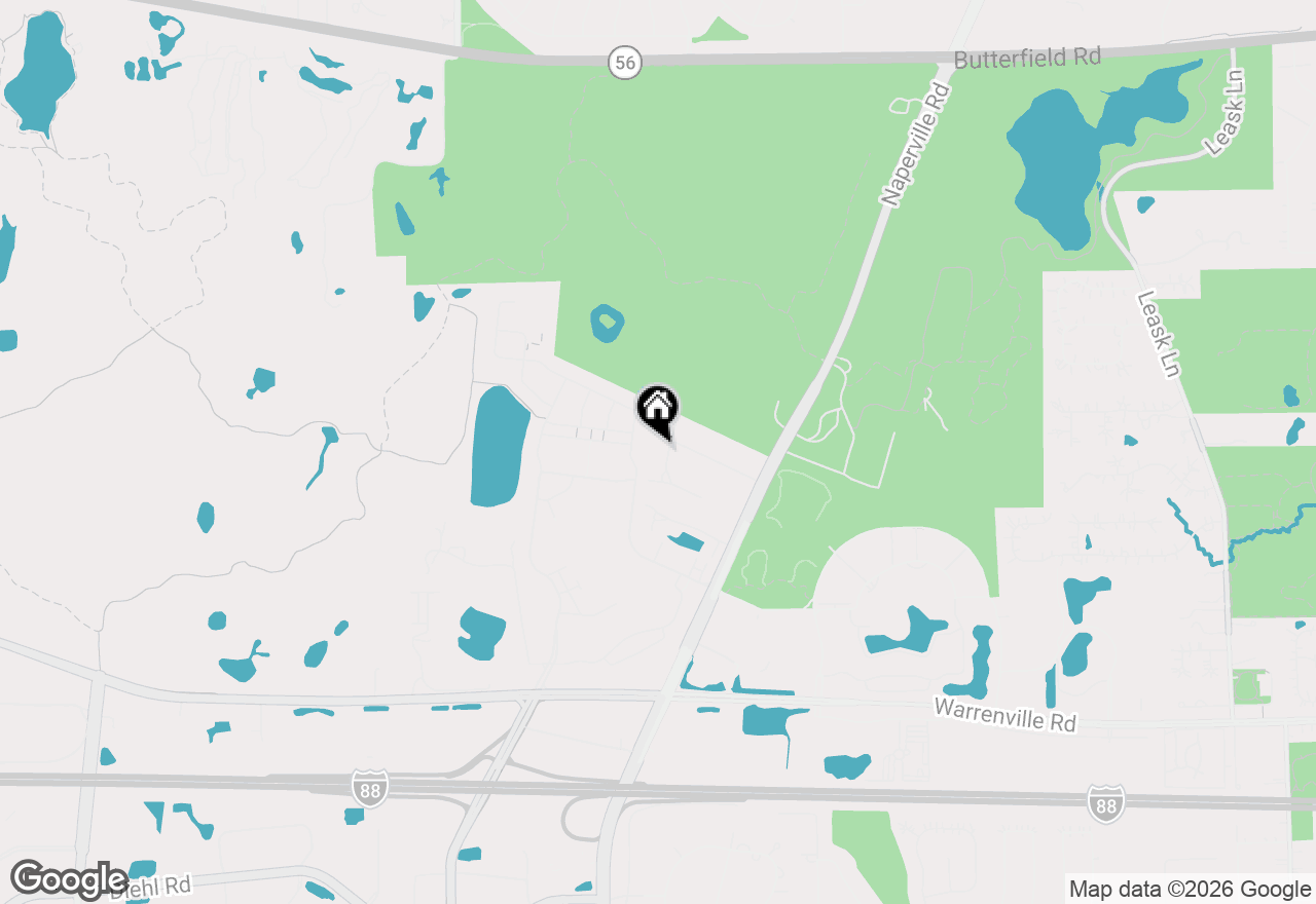 Map of 3S700 Delles Road, Naperville, IL 60563