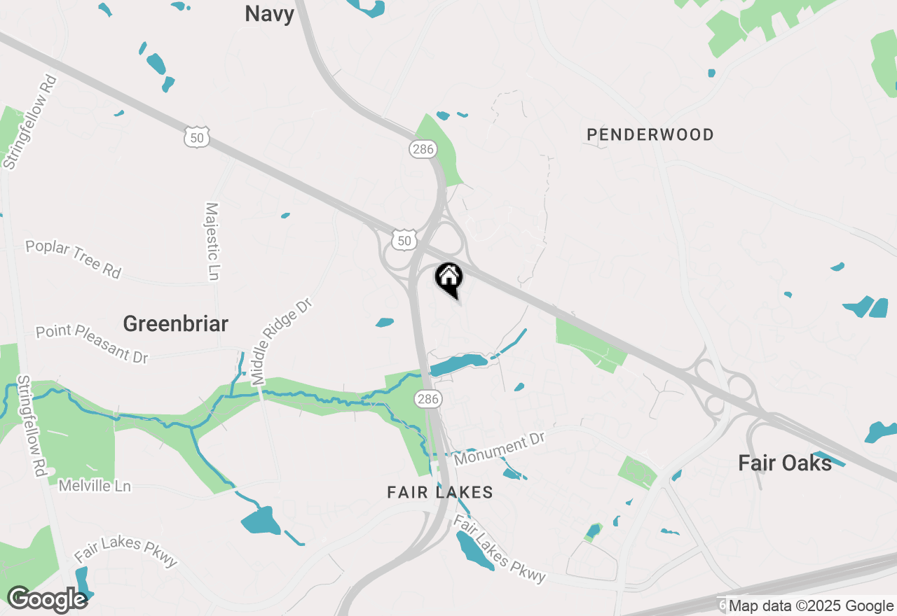 Map of 4050 Timber Oak Trail, Fairfax, VA 22033