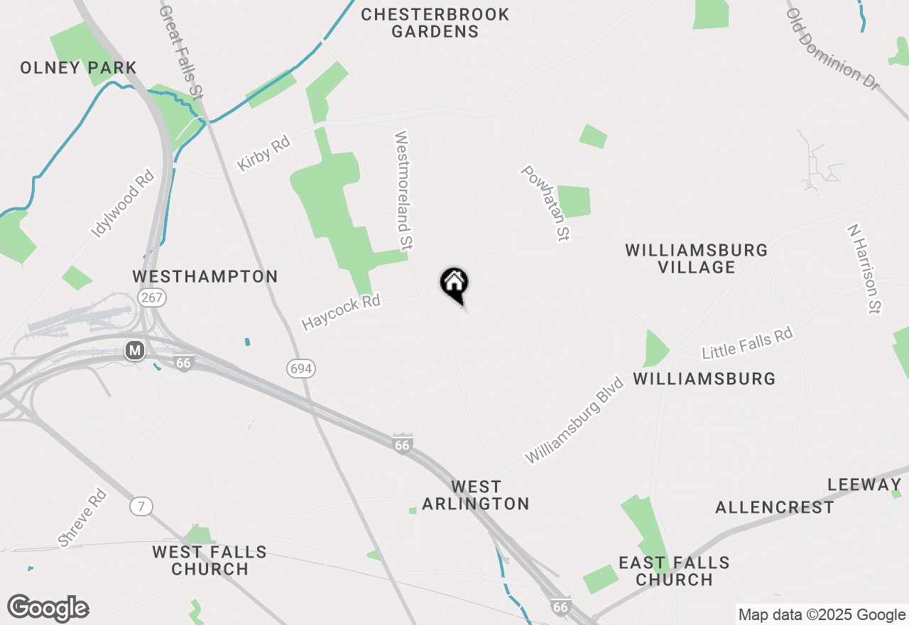 Map of 2210 Beacon Lane, Falls Church, VA 22043