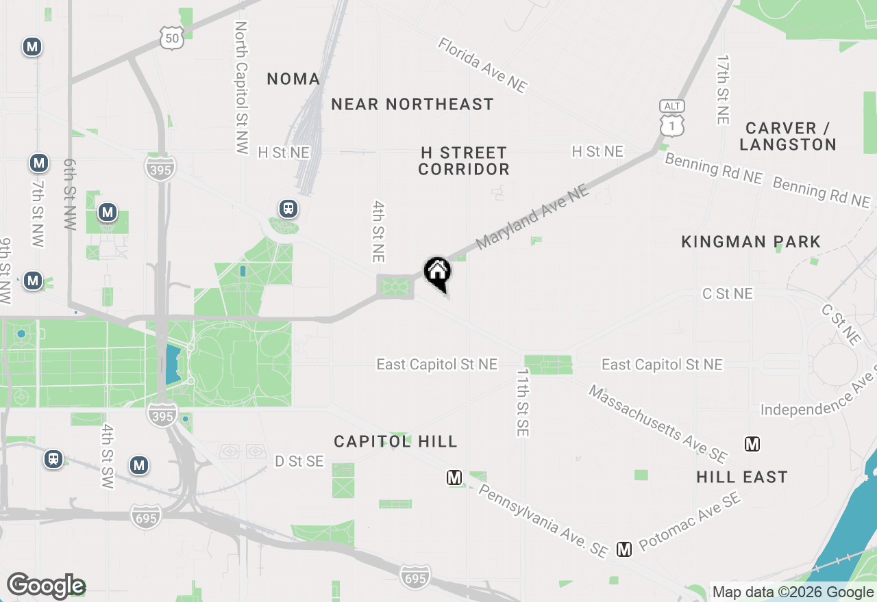 Map of 644 Massachusetts Avenue Ne #404, Washington, DC 20002
