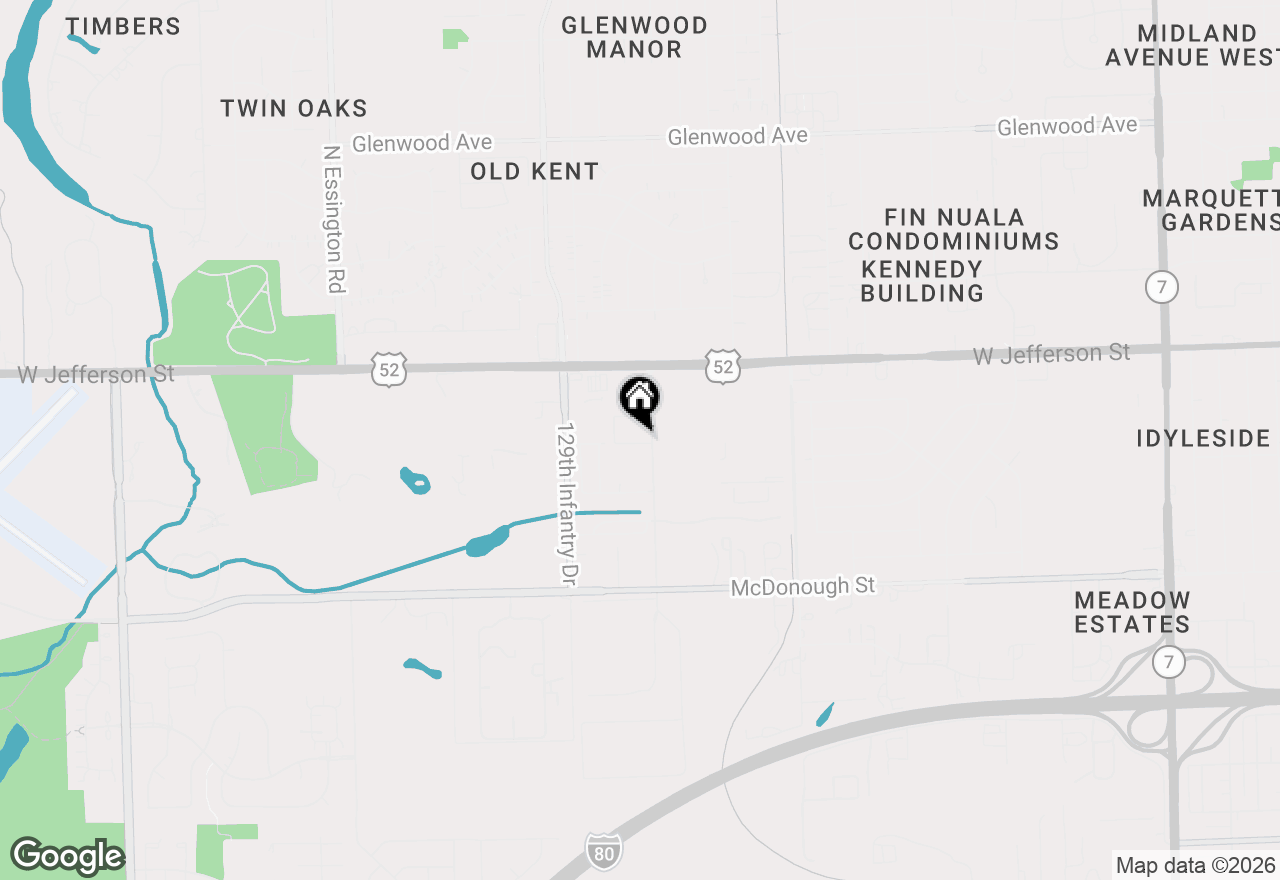 Map of 109 Caterpillar Drive #1B, Joliet, IL 60436
