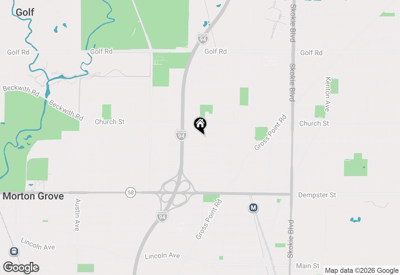 Map of 5310 Davis Street, Skokie, IL 60077