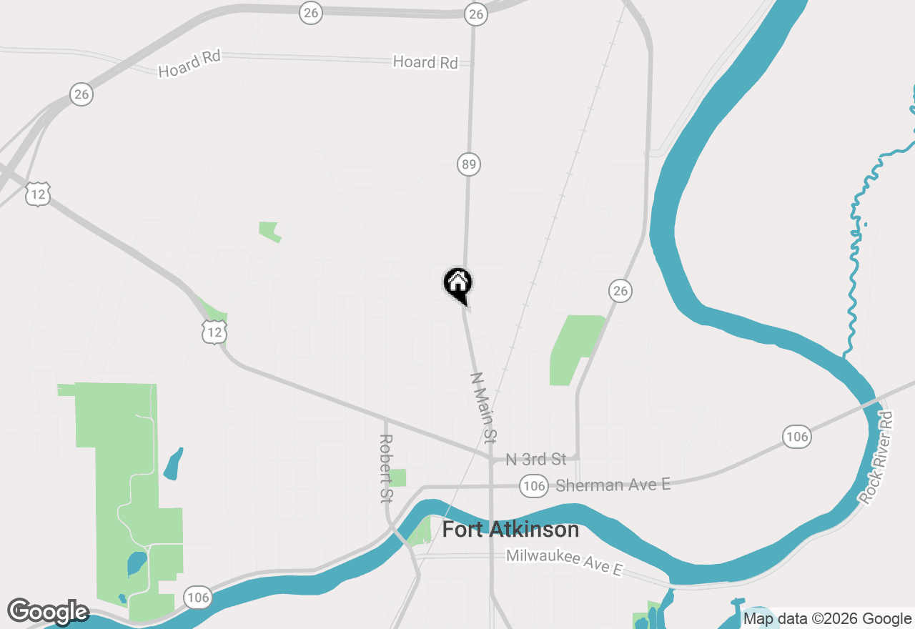 Map of 707 N Main St, Fort Atkinson, WI 53538
