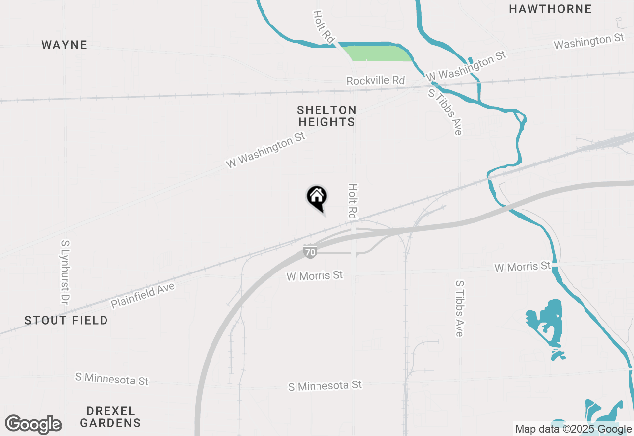 Map of 1001 Foltz Street, Indianapolis, IN 46241