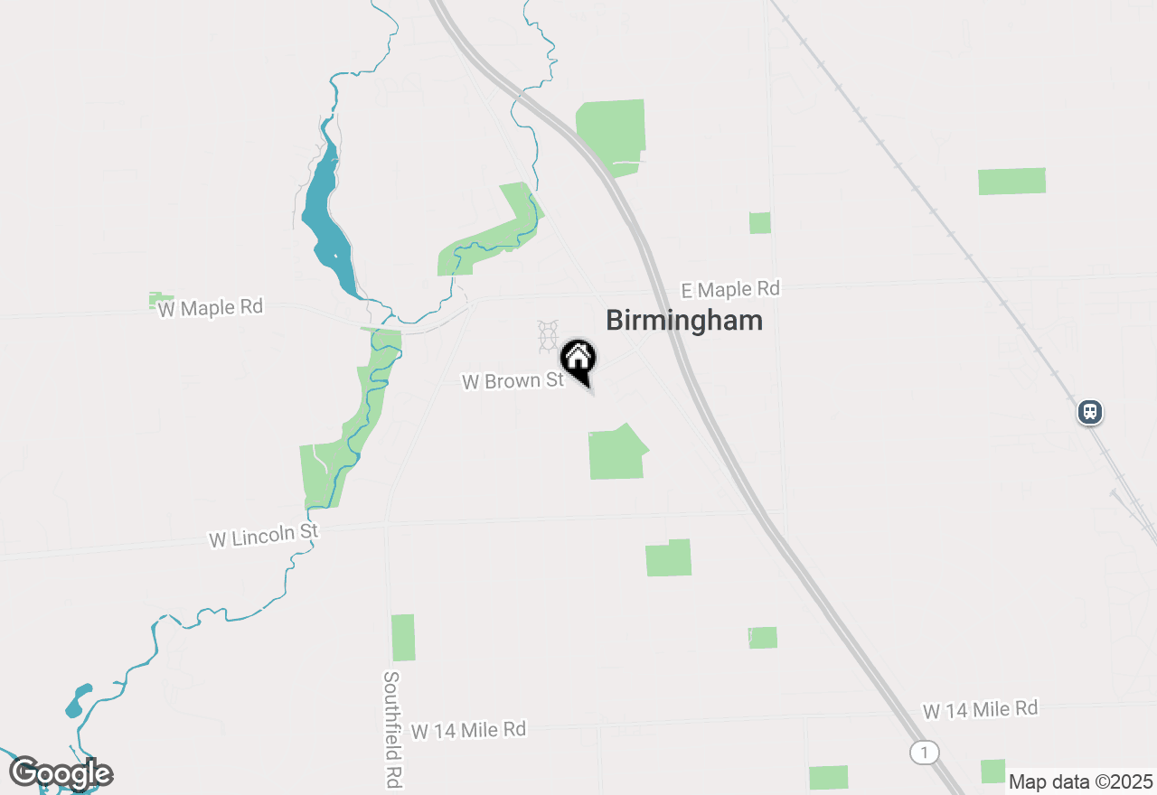 Map of 560 Pierce Street, Birmingham, MI 48009