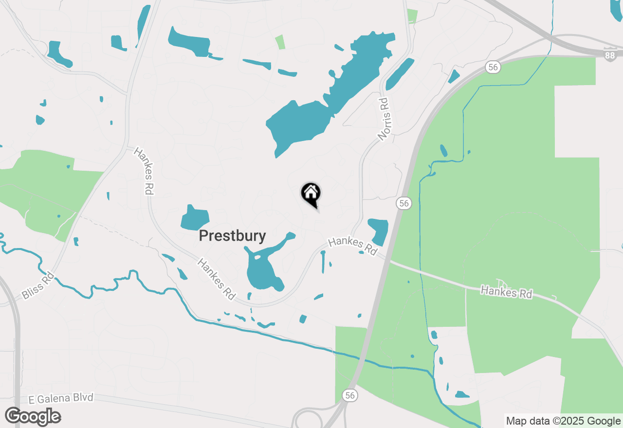 Map of 110 N Buckingham Drive, Sugar Grove, IL 60554