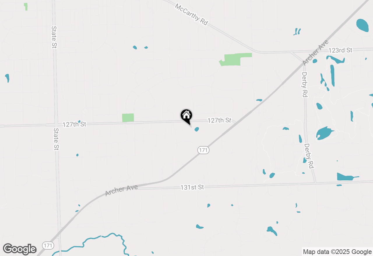 Map of 14805 Steven Court, Lemont, IL 60439