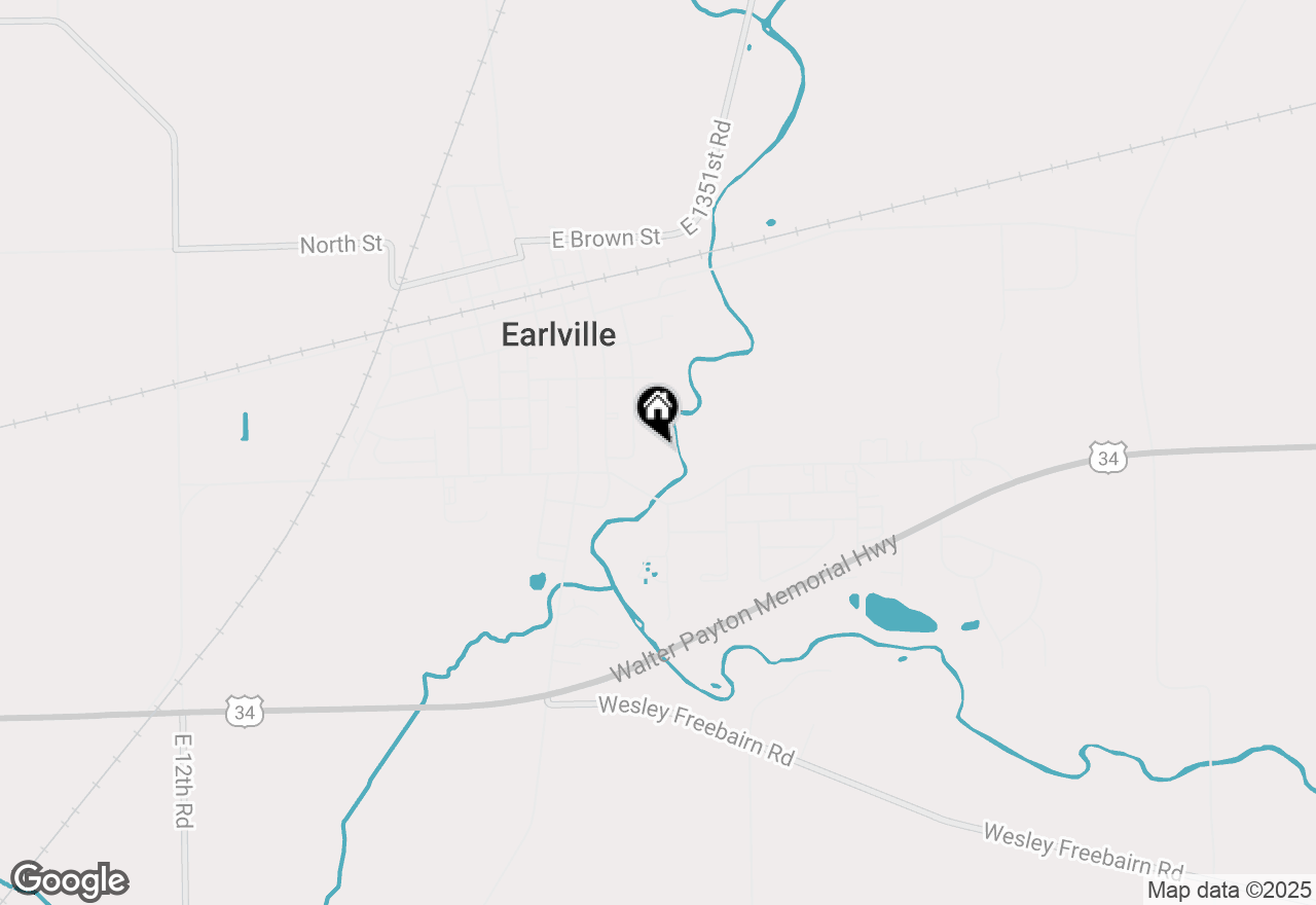Map of 621 S Grant Street, Earlville, IL 60518