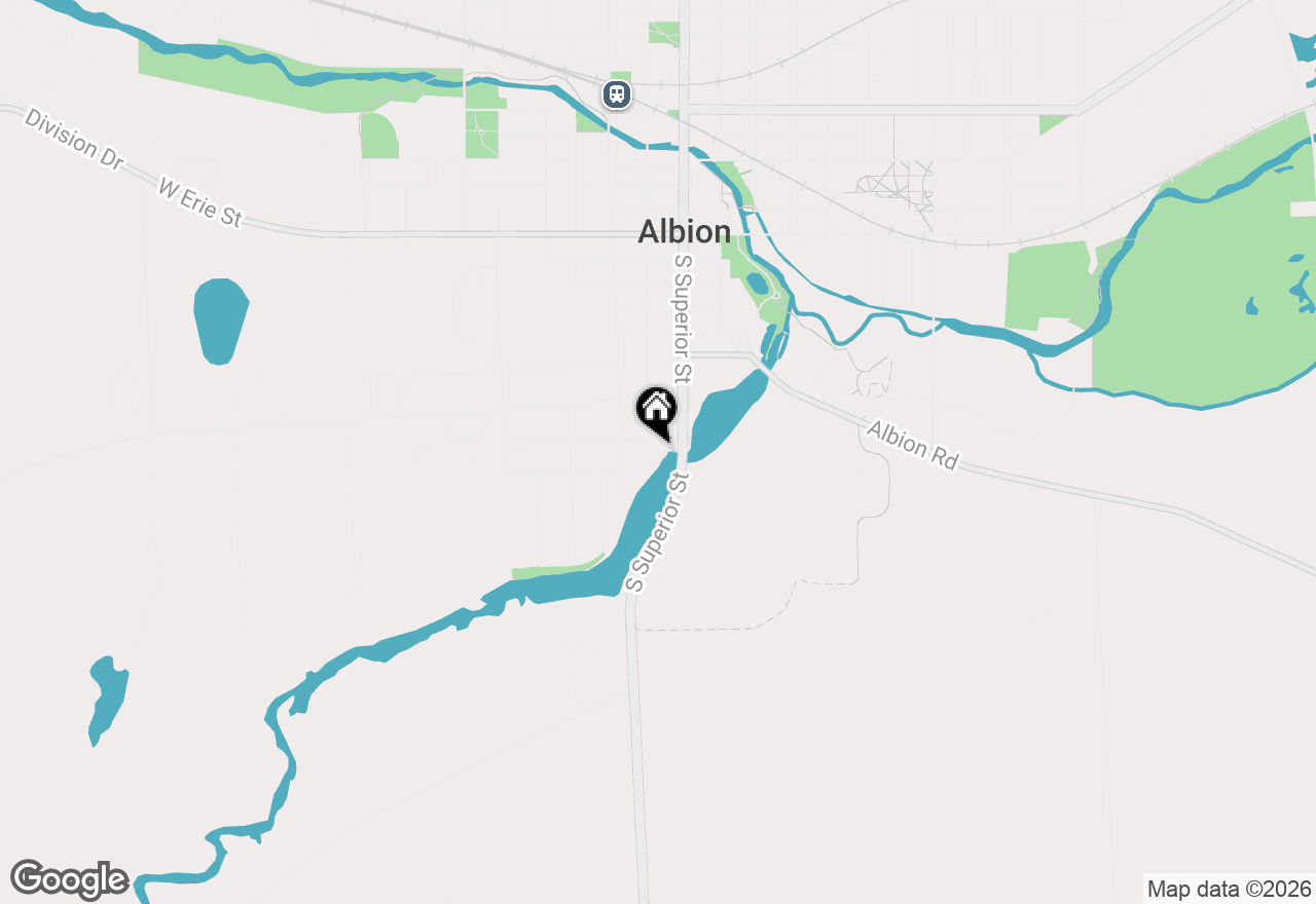 Map of 109 Crandall Street, Albion, MI 49224