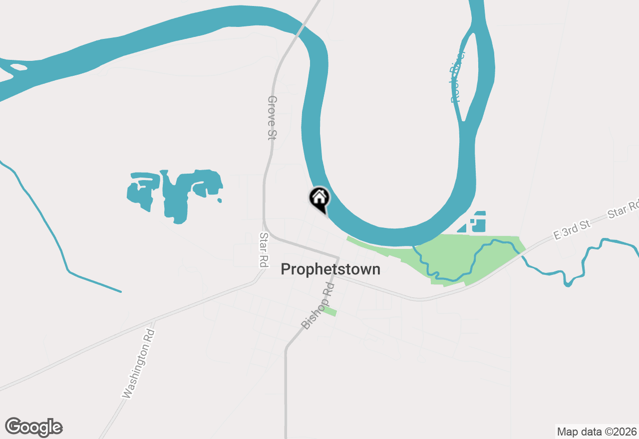 Map of 45 Locust Street, Prophetstown, IL 61277