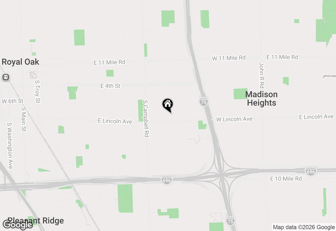 Map of 717 S Kenwood Avenue, Royal Oak, MI 48067