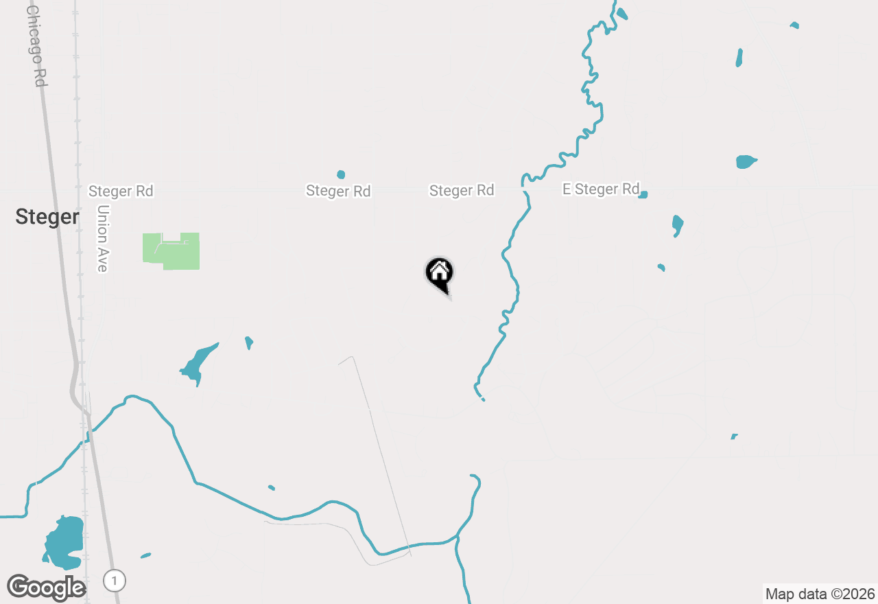 Map of 90 Alpine Lane, Crete, IL 60417