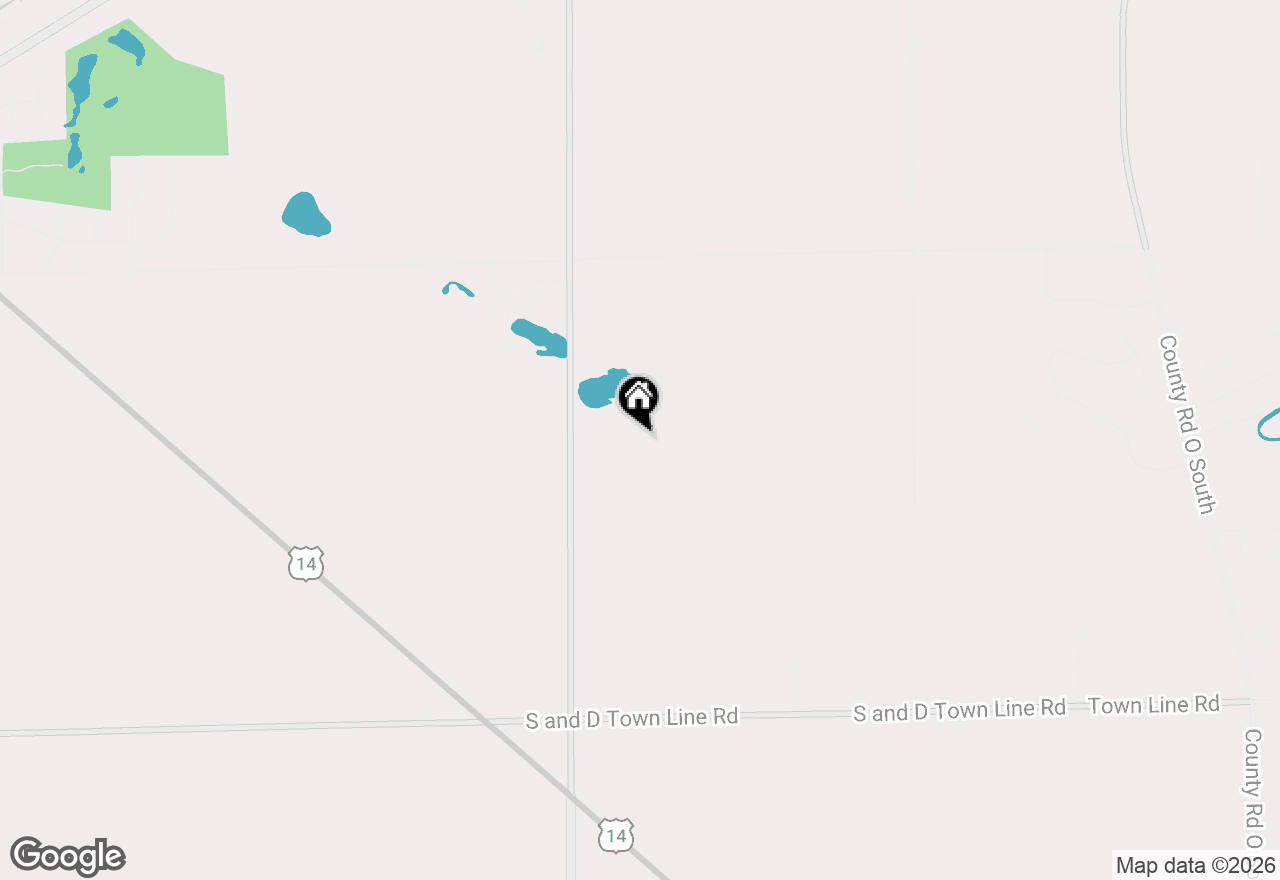 Map of N2774 County Road K, Darien, WI 53114