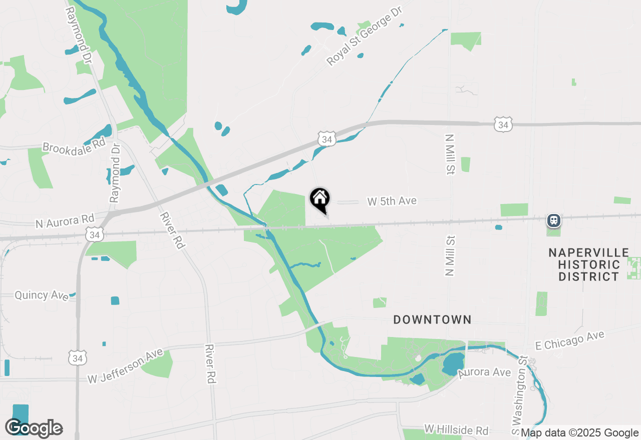 Map of 943 Elderberry Circle #215, Naperville, IL 60563