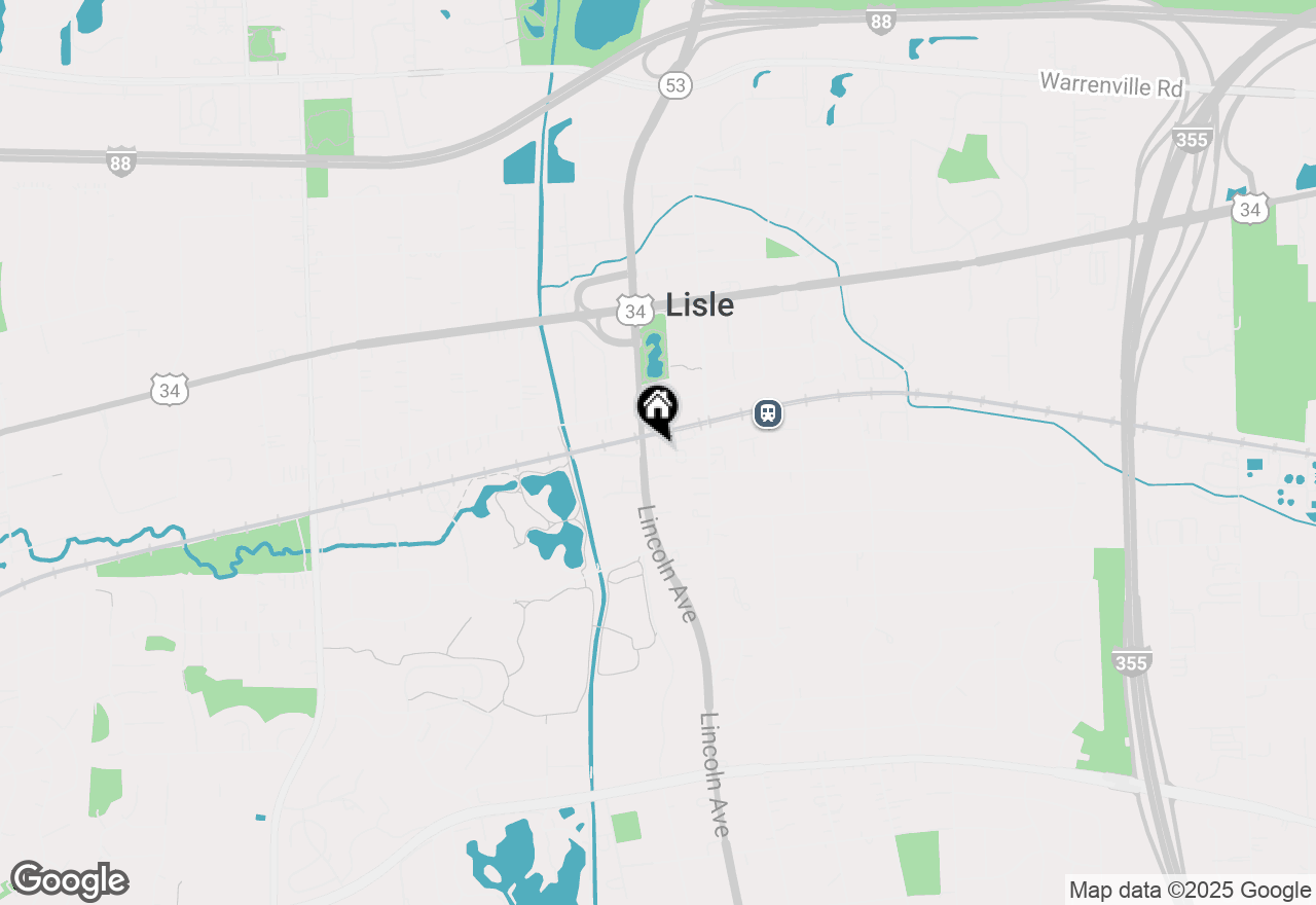 Map of 1208 Lisle Place #2A, Lisle, IL 60532