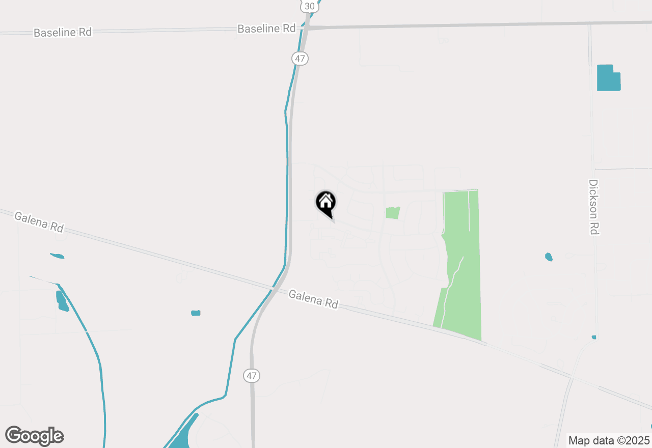 Map of 124 Bertram Drive #M, Yorkville, IL 60560