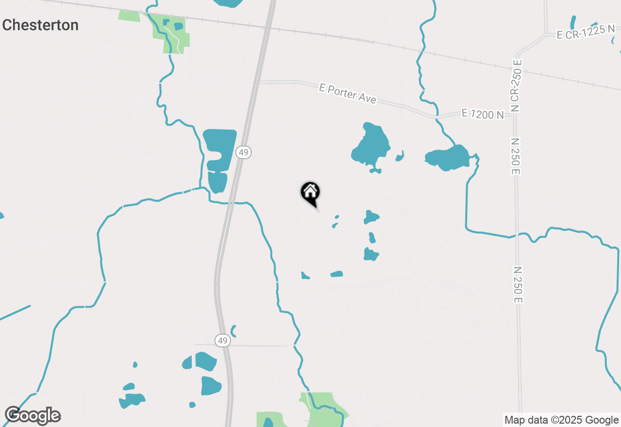 Map of 1520 Hogan Avenue, Chesterton, IN 46304