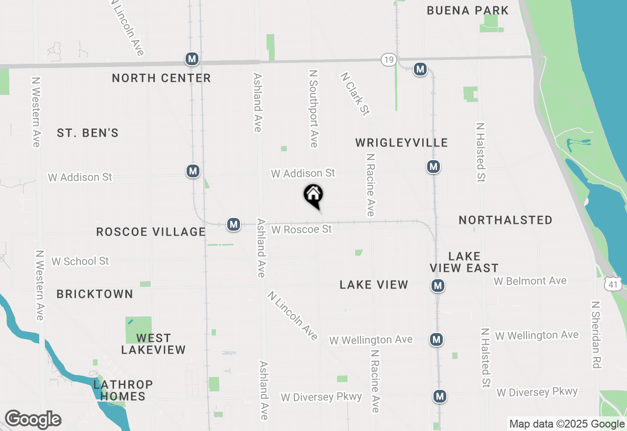 Map of 3428 N Southport Avenue #2, Chicago, IL 60657
