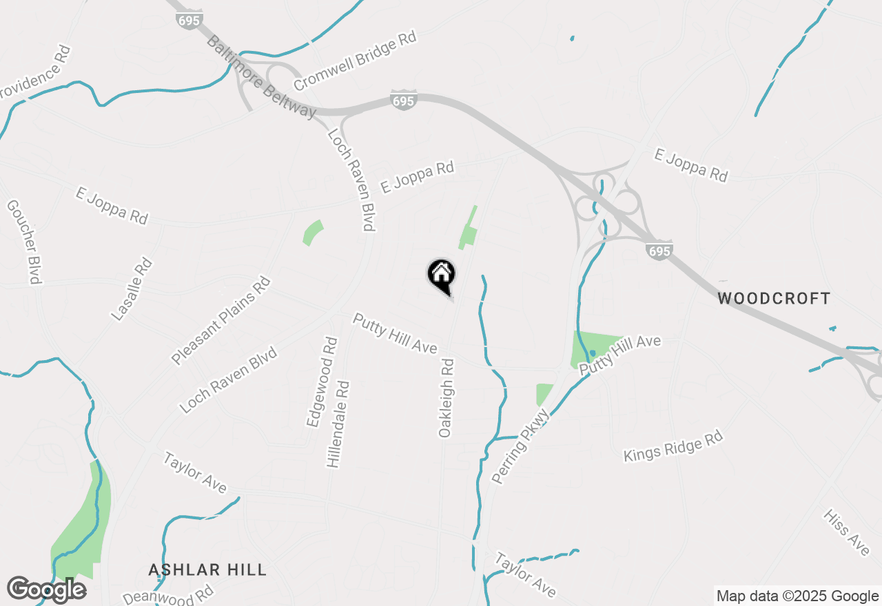 Map of 8445 Water Oak Road, Baltimore, MD 21234