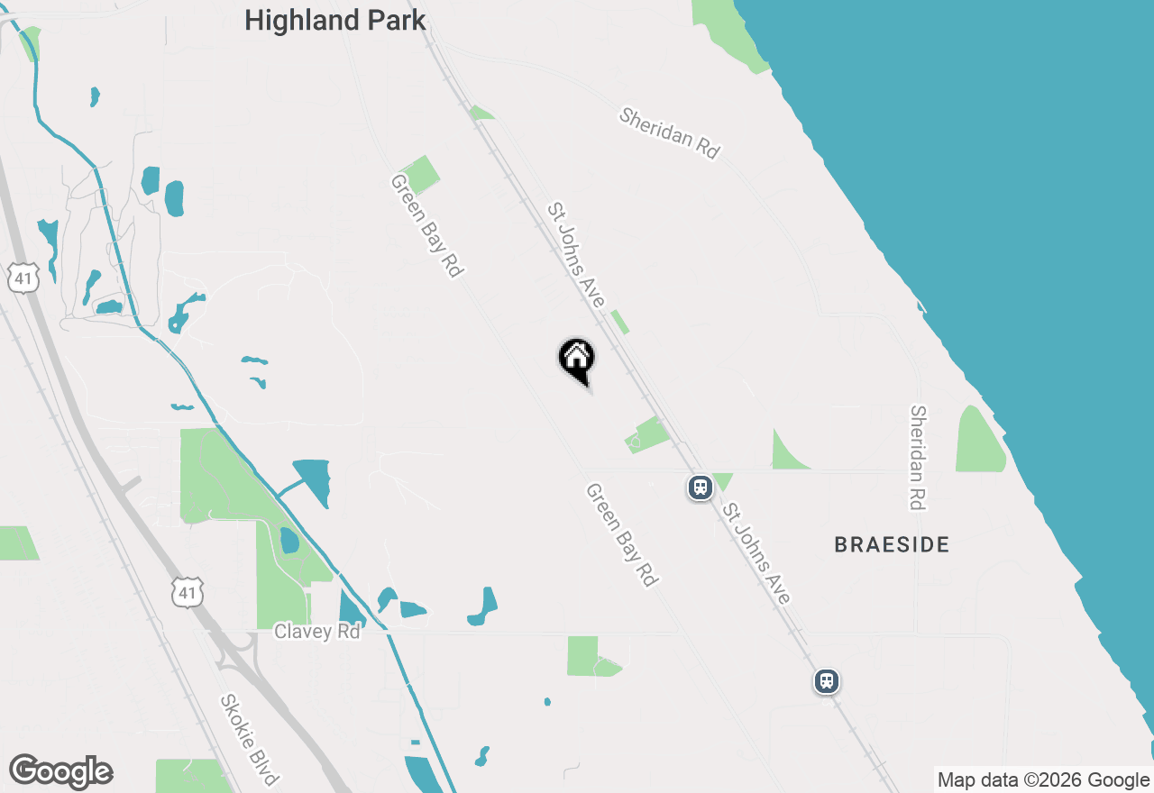 Map of 853 Broadview Avenue, Highland Park, IL 60035
