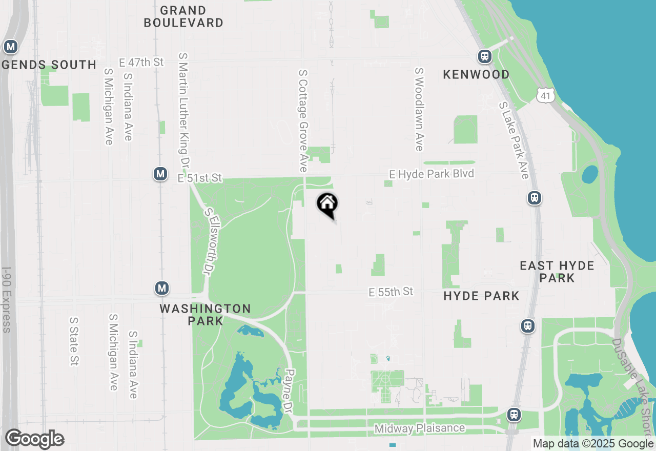 Map of 5242 S Drexel Avenue #2E, Chicago, IL 60615
