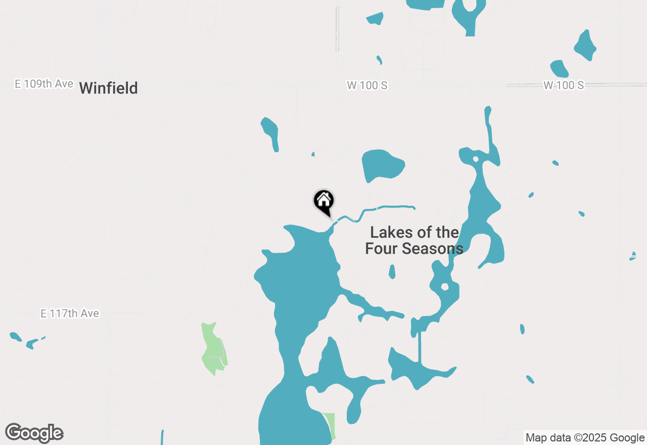 Map of 2519 E Lakeshore Drive #A25, Crown Point, IN 46307