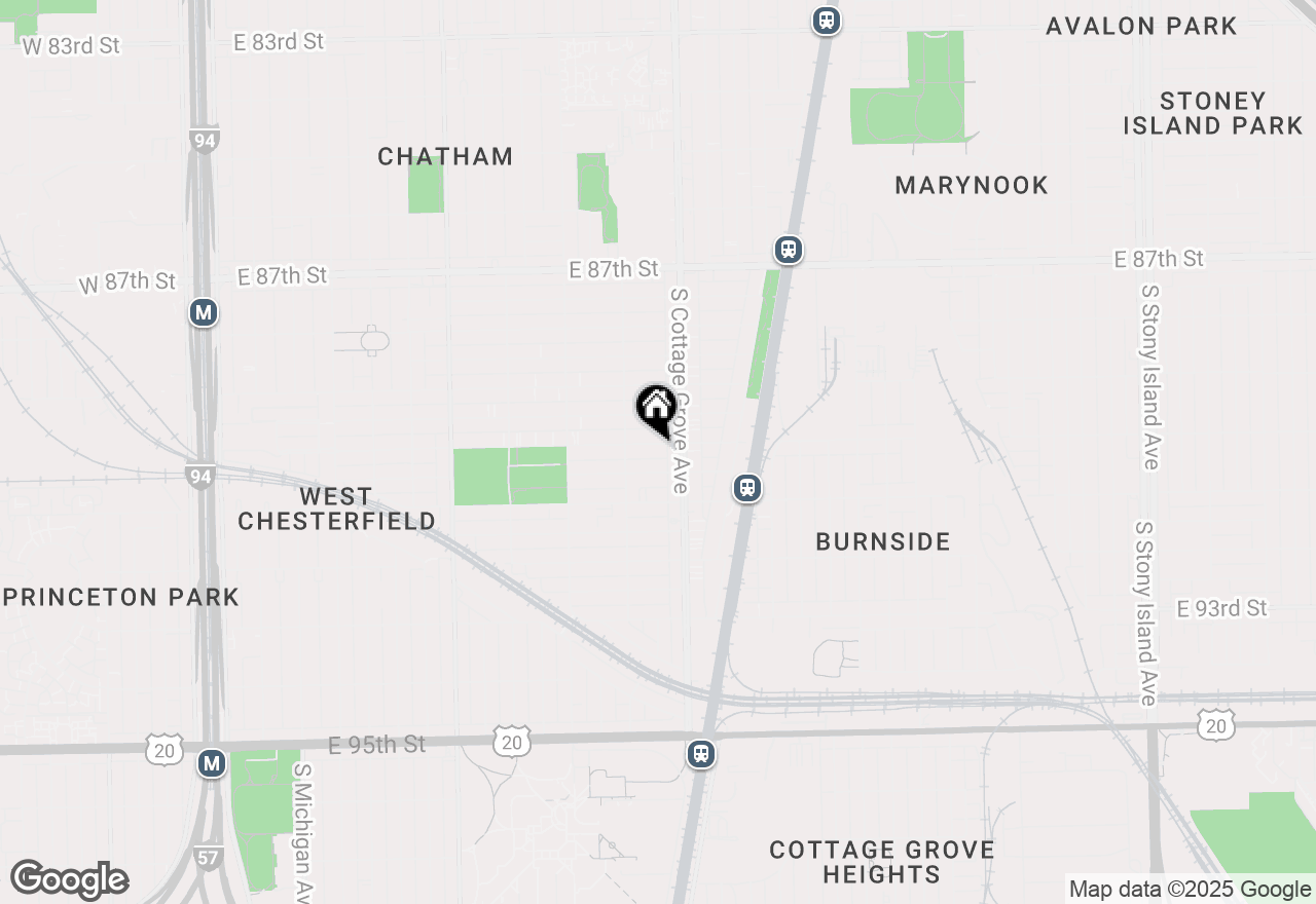 Map of 733 E 90th Street, Chicago, IL 60619