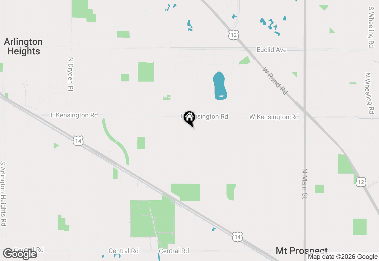 Map of 221 S Rammer Avenue, Arlington Heights, IL 60004