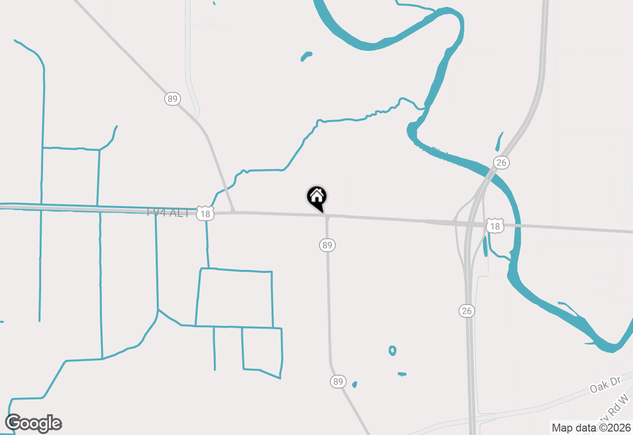 Map of W6315 Us Highway 18, Jefferson, WI 53549