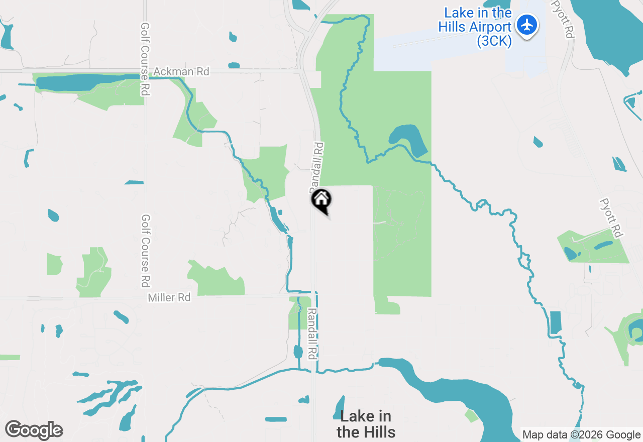 Map of 30 Mckinley Street, Lake In The Hills, IL 60156