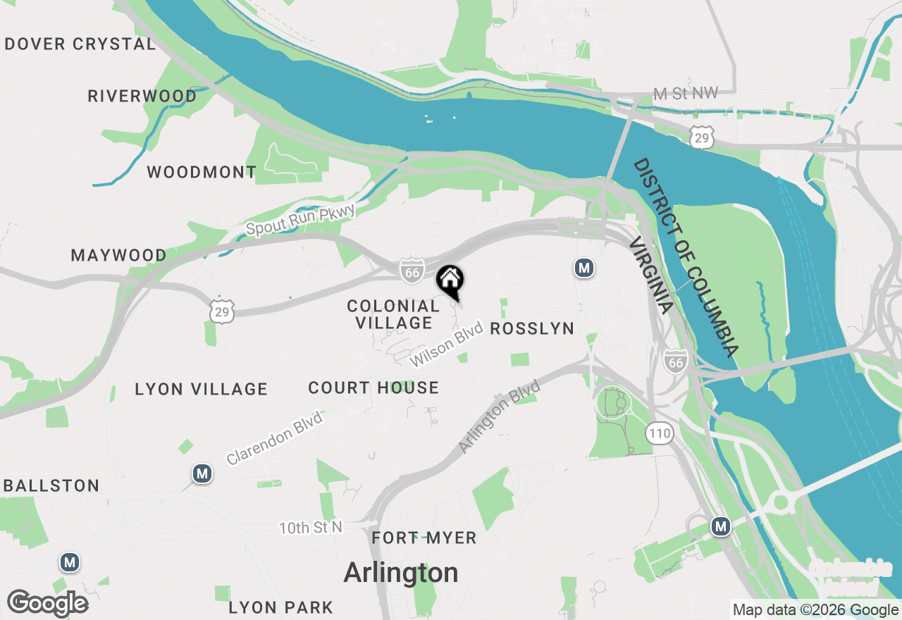 Map of 1800 N Queens Lane #4-199, Arlington, VA 22201