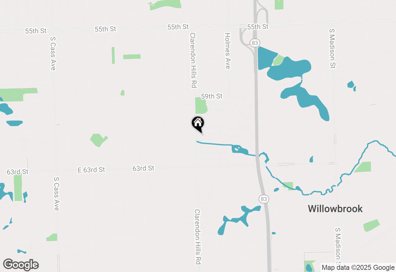 Map of 6186 Pinewood Court #102, Willowbrook, IL 60527